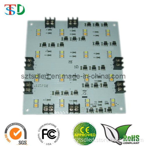 Colour Temperature Adjustable&Dimmable Illuminated 160X160mm 32LEDs 5050 SMD LED Plate Lights (TD-24RP5050WW32)